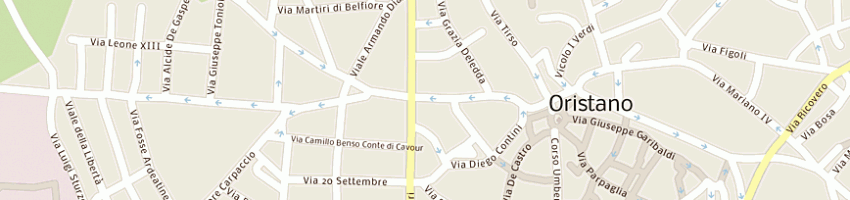 Mappa della impresa cossa valentina a ORISTANO