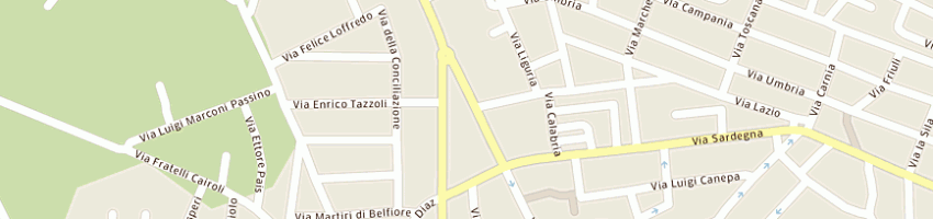 Mappa della impresa hogos srl a ORISTANO