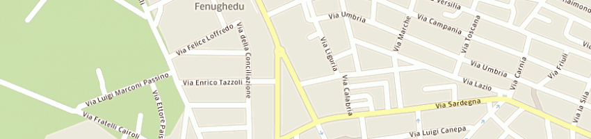 Mappa della impresa produttori riuniti (srl) a ORISTANO