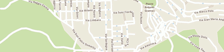 Mappa della impresa scuola elementare a OSSI