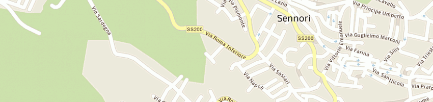 Mappa della impresa ausl sassari n1 a SASSARI