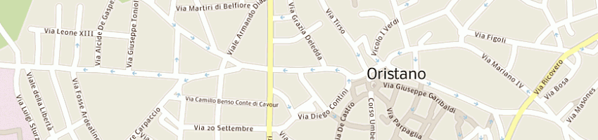 Mappa della impresa l'aquilone srl a ORISTANO