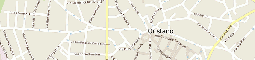 Mappa della impresa crabu franco a ORISTANO