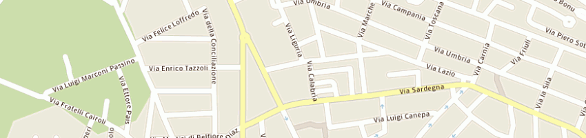 Mappa della impresa soddu servizi srl a ORISTANO