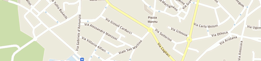 Mappa della impresa mele monica a ORISTANO