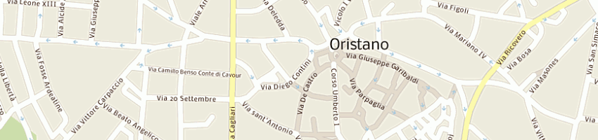 Mappa della impresa egoes di nioi giuseppina a ORISTANO