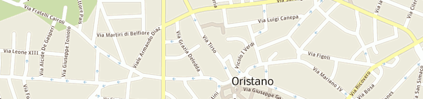 Mappa della impresa raggio marco giuseppe e c snc a ORISTANO