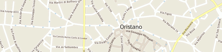Mappa della impresa inas cisl a ORISTANO