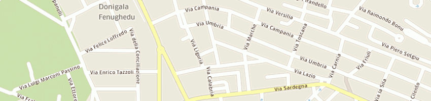 Mappa della impresa sanna salvatore a ORISTANO