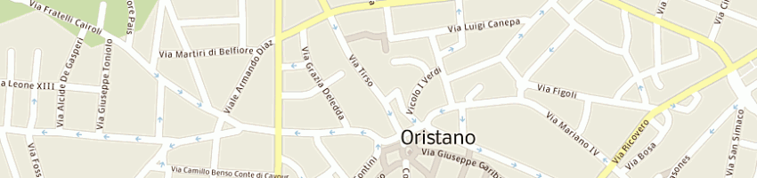 Mappa della impresa aliria srl a ORISTANO