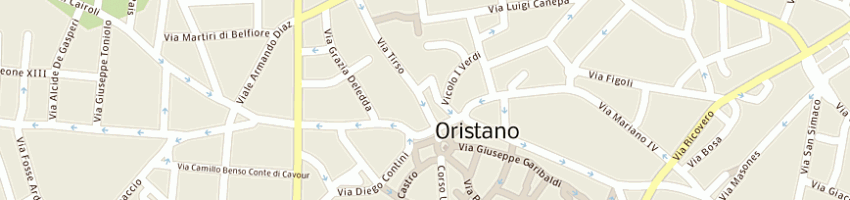 Mappa della impresa sechi augusta a ORISTANO