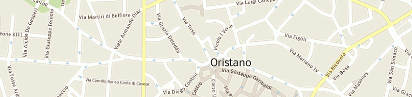 Mappa della impresa trattoria gino di cuccu maria rosa e figlio snc a ORISTANO