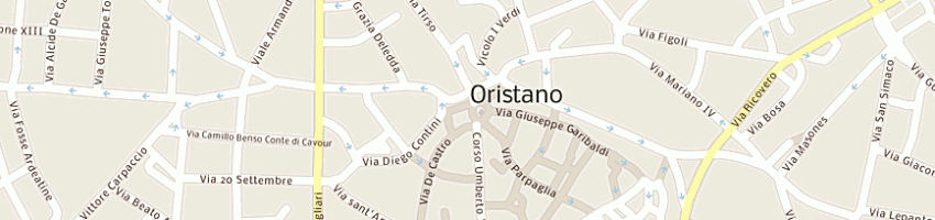 Mappa della impresa sanna rossella a ORISTANO