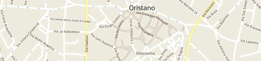 Mappa della impresa prenatal spa a ORISTANO