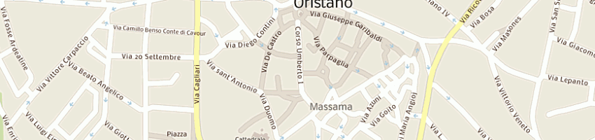 Mappa della impresa gioie e gioielli di suzy serrenti e cinzia montisci snc a ORISTANO