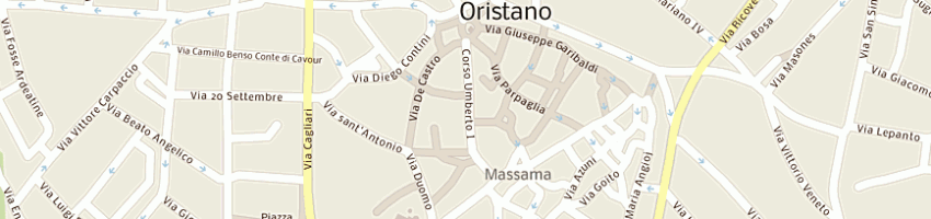 Mappa della impresa ladu battistino a ORISTANO