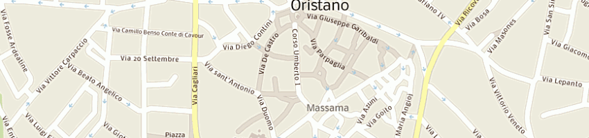 Mappa della impresa mulas pellerano edoardo a ORISTANO
