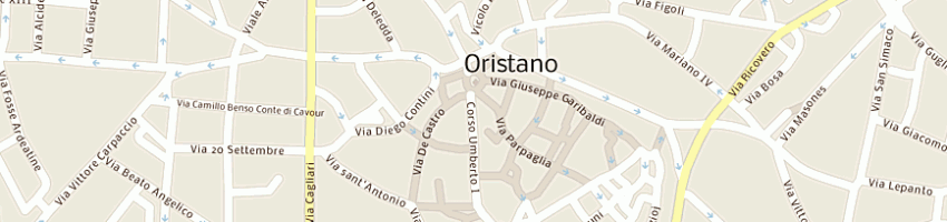 Mappa della impresa cherie sposa di picozzi m antonietta e masala ant a ORISTANO