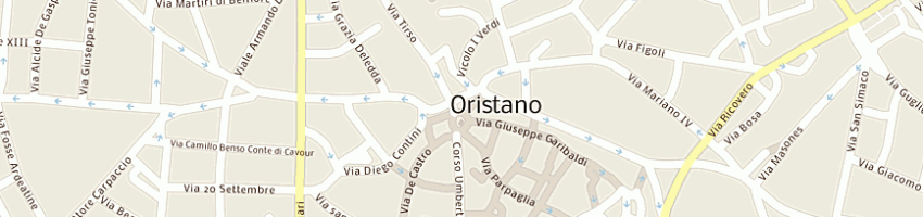 Mappa della impresa sbob studio caria maria gabriella andrea e mele agnese snc a ORISTANO