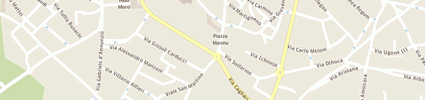 Mappa della impresa moro - riva di rinaudo monica e c sas a ORISTANO