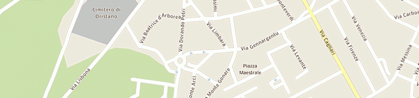Mappa della impresa videosound elettronica di unida g a ORISTANO