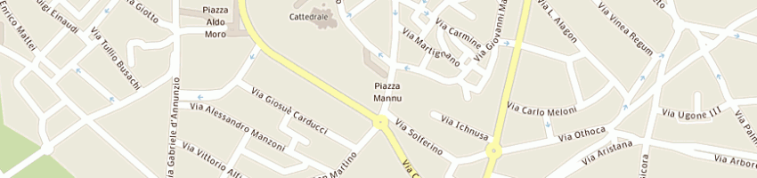 Mappa della impresa carceri giudiziarie a ORISTANO