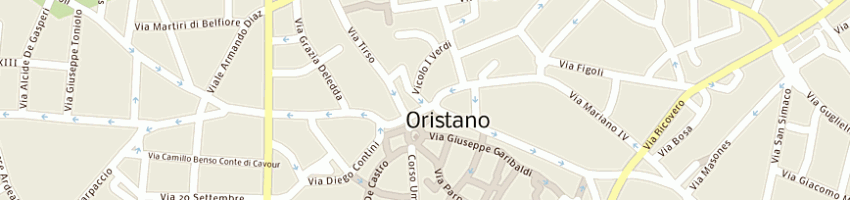 Mappa della impresa sardinia flavour srl a ORISTANO