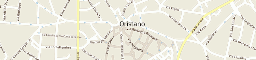 Mappa della impresa lei snc di locci silvio e c a ORISTANO