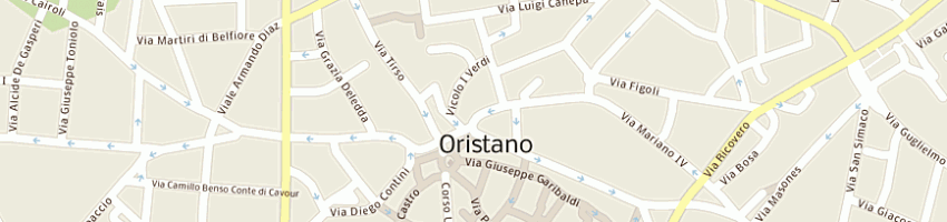 Mappa della impresa bussu maria franca e c societa' in accomandita semplice a ORISTANO