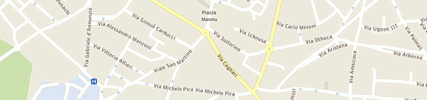 Mappa della impresa abis rita a ORISTANO