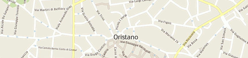 Mappa della impresa 'le maitre di obinu marcello e c sas' a ORISTANO