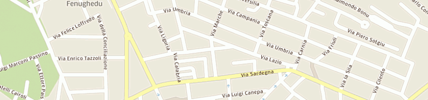 Mappa della impresa sogeal srl a ORISTANO