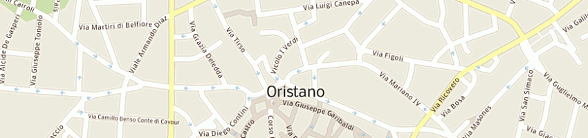 Mappa della impresa costa marcella a ORISTANO