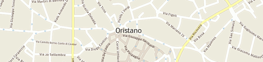 Mappa della impresa mag snc di franco zecchini e c a ORISTANO