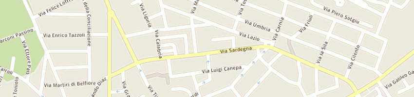 Mappa della impresa ferramenta nieddu del rag aldo a ORISTANO