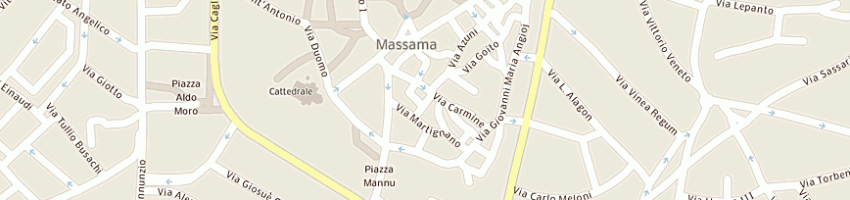 Mappa della impresa polizia municipale a ORISTANO