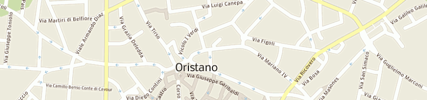 Mappa della impresa vetrotiffany alcoa 2 di coa claudia a ORISTANO