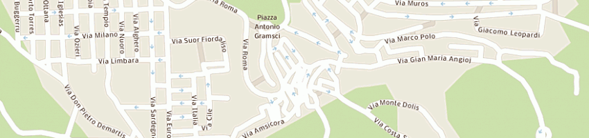 Mappa della impresa loriga vittorio a OSSI
