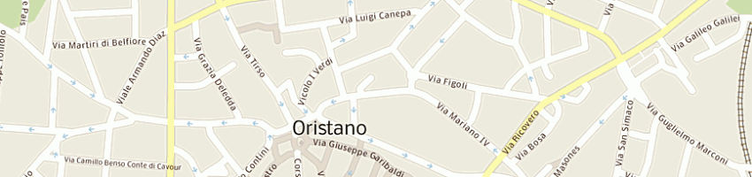 Mappa della impresa maura di sandro pes a ORISTANO