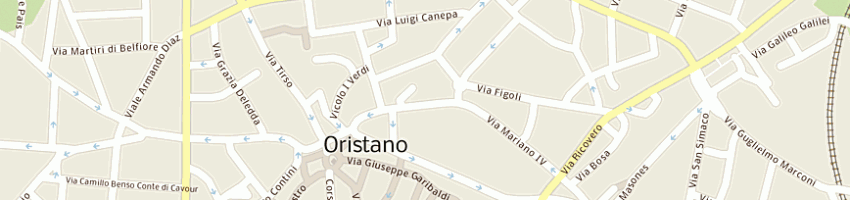 Mappa della impresa rocca giovanni a ORISTANO