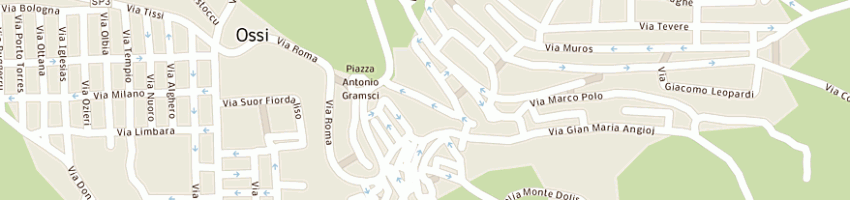 Mappa della impresa canu antonio a OSSI
