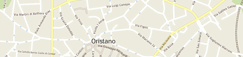 Mappa della impresa le maitre di obinu marcello e c sas a ORISTANO
