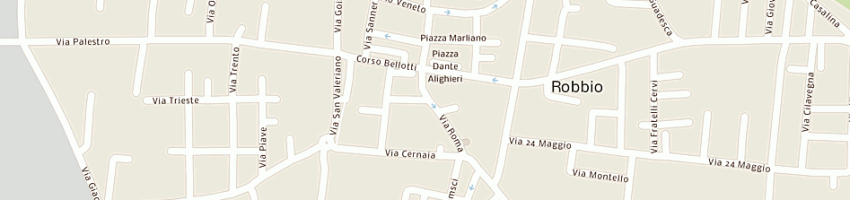 Mappa della impresa caccia mario a ROBBIO