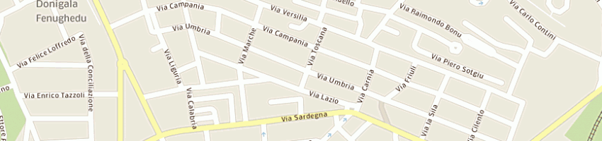 Mappa della impresa usai f lli gianfranco e bruno a ORISTANO