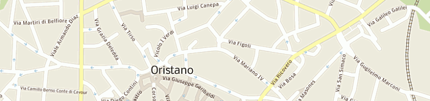 Mappa della impresa pasticceria deligia di erasmo frau e c sas a ORISTANO