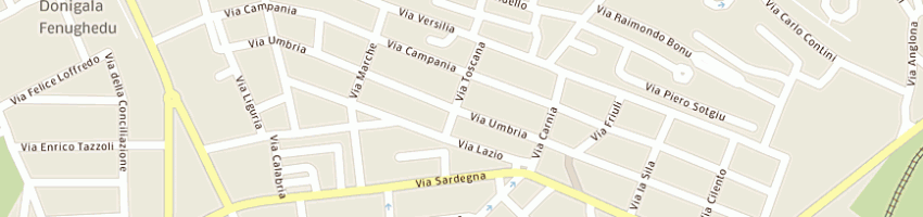 Mappa della impresa mura marcello a ORISTANO