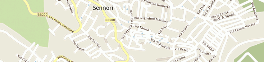Mappa della impresa mura giuseppe a SENNORI