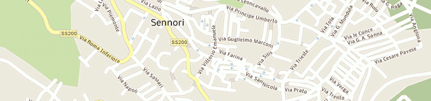 Mappa della impresa fara mario a SENNORI