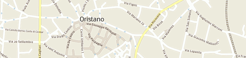 Mappa della impresa ditta eredi cepparulo di emilio ambrosio e c sas a ORISTANO