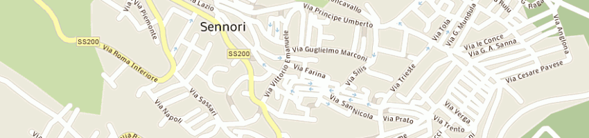 Mappa della impresa sancis maria angela a SENNORI
